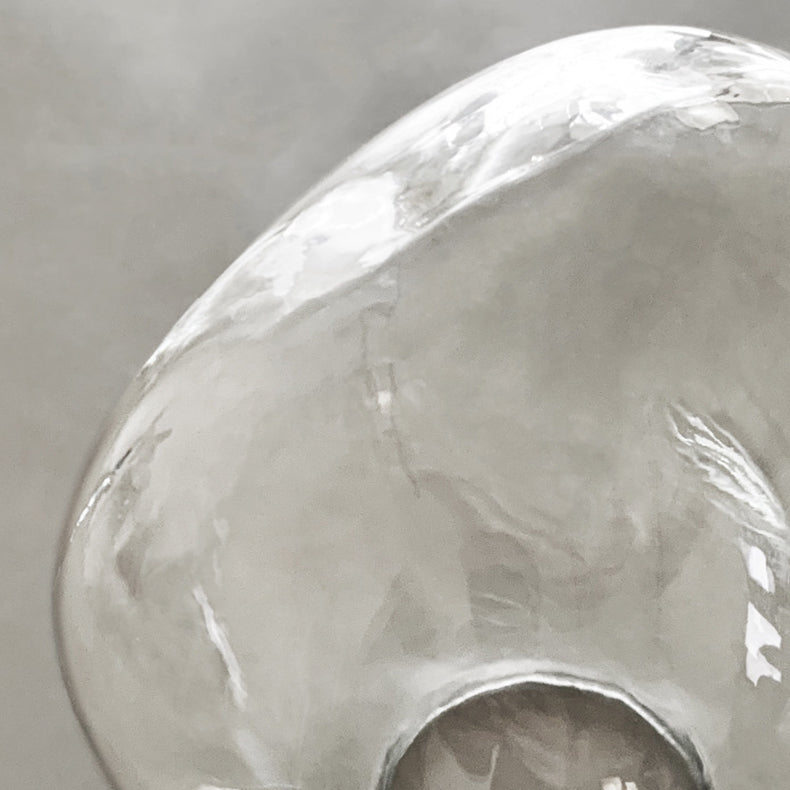 Modern Minimalist Electroplated Glass Wall Sconce Lamp - Irregular Sphere Design for Living Room Lighting