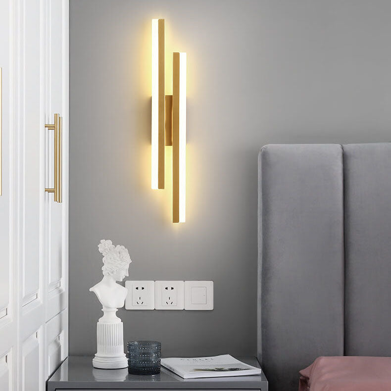 Modern Minimalist Iron Acrylic LED Wall Sconce Light