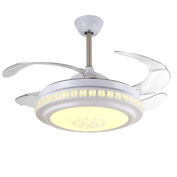 Modern Minimalist Star Piano Design LED Ceiling Fan Light