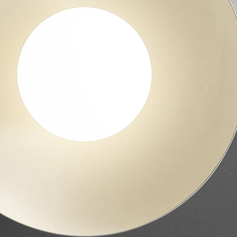 Contemporary Nordic Wabi-Sabi Iron Glass Semi-Flush Mount Light
