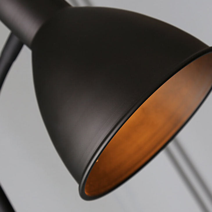 Modern Minimalist Iron Cone Floor Lamp - 1-Light Standing Lamp for Living Room & Bedroom