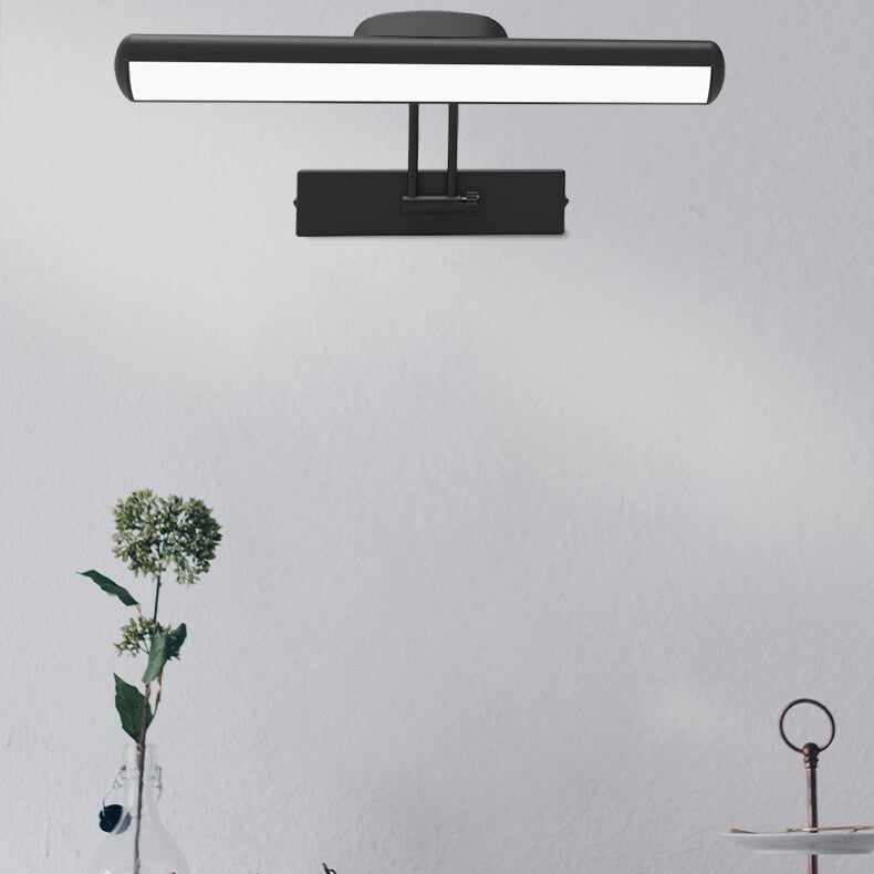 Minimalist Adjustable LED Wall Sconce Bar Light – Multi-Angle Dimmable Vanity Lamp