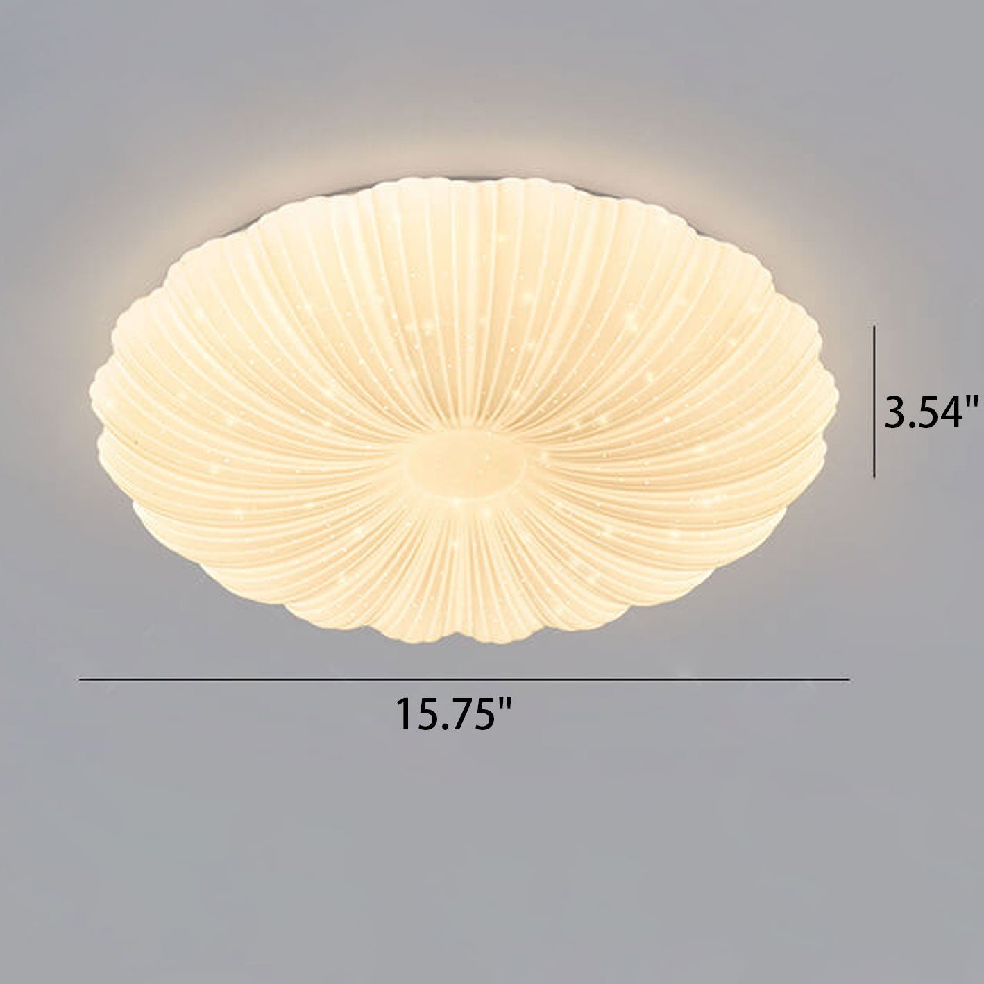 Modern Minimalist Acrylic Round LED Flush Mount Ceiling Light