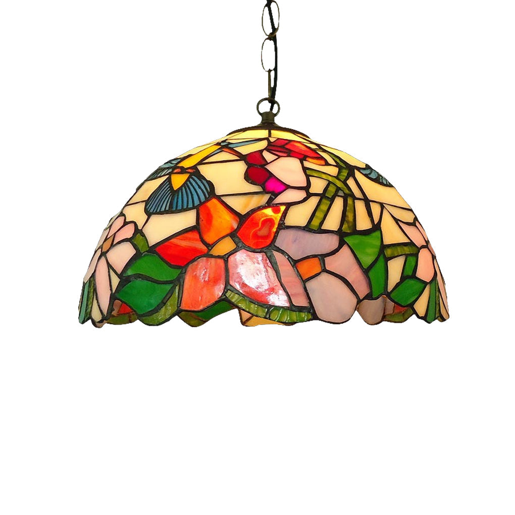 Handmade Baroque Colorful Glass Chandelier Lamp – European Style Lighting Fixture
