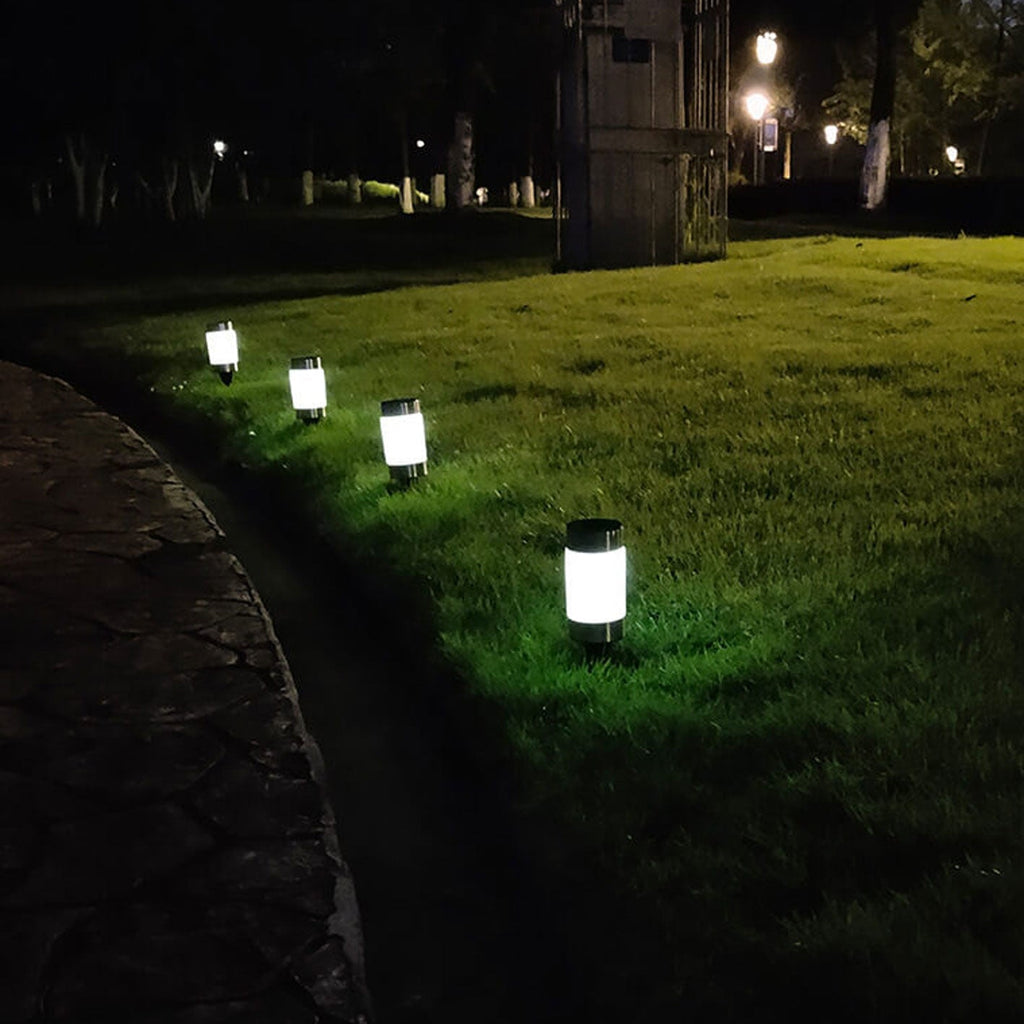 Solar Plastic Cylindrical LED Outdoor Lawn Light

Illuminate your garden with this solar-powered LED outdoor lawn light. Featuring a durable plastic cylindrical design, it harnesses sunlight during the day and provides bright, energy-efficient lighting at