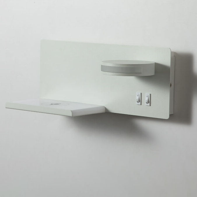 Modern USB Smart LED Wall Sconce Lamp, Flat Design, Reading Light, Energy-Efficient, Minimalist Style, Adjustable Brightness, USB Charging, Home Decor, Indoor Lighting, Contemporary Wall Fixture