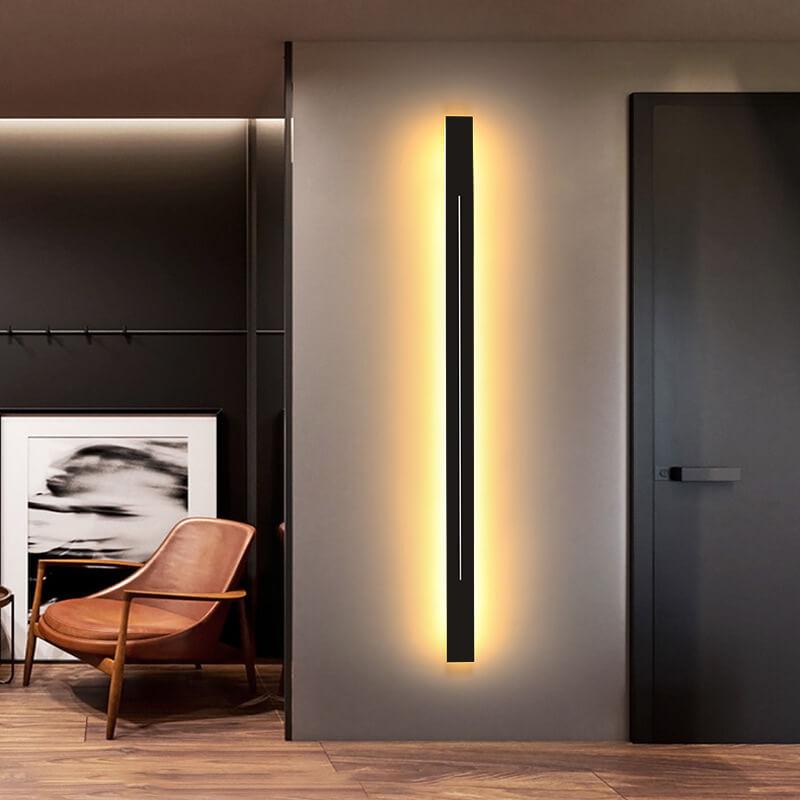 Minimalistic Elongated LED Acrylic Wall Light - Modern Mood Lighting