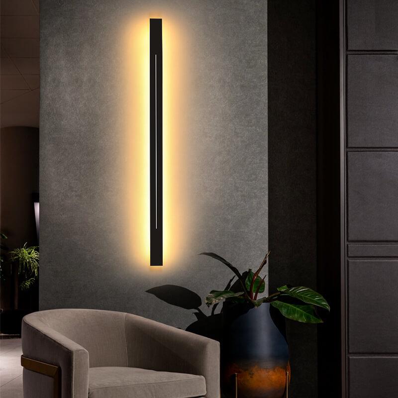 Minimalistic Elongated LED Acrylic Wall Light - Modern Mood Lighting