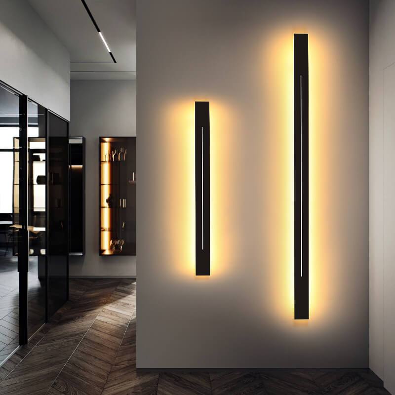 Minimalistic Elongated LED Acrylic Wall Light - Modern Mood Lighting