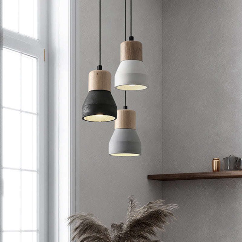 Nordic Tapered 1-Light Mini LED Pendant Light