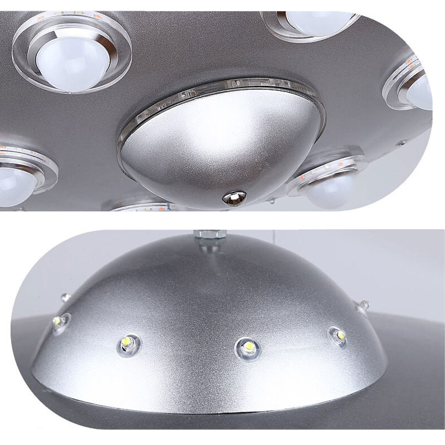 Creative Cartoon UFO Flying Saucer LED Chandelier for Kids Room Lighting