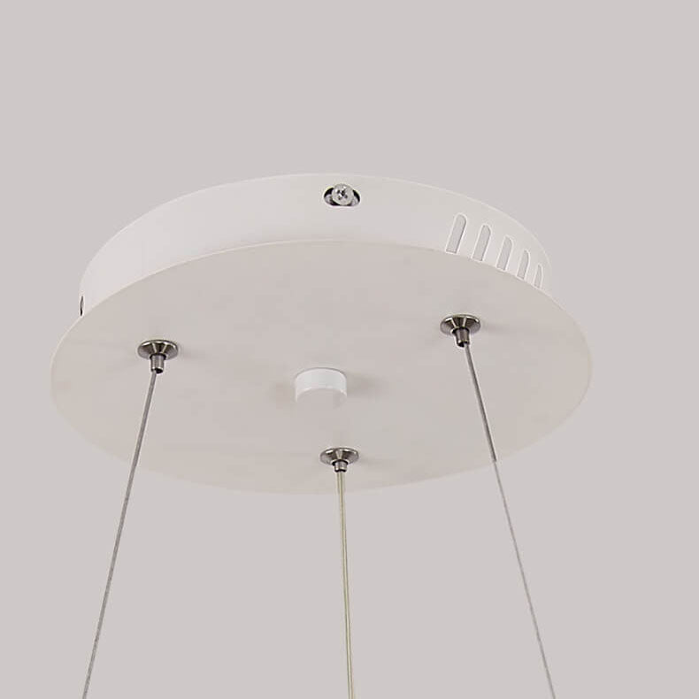 Japanese Simplicity Log Circle Island Light LED Chandelier - Modern Minimalist Lighting Fixture for Kitchen and Dining Rooms, Energy Efficient Design, Adjustable Height, Warm White Illumination