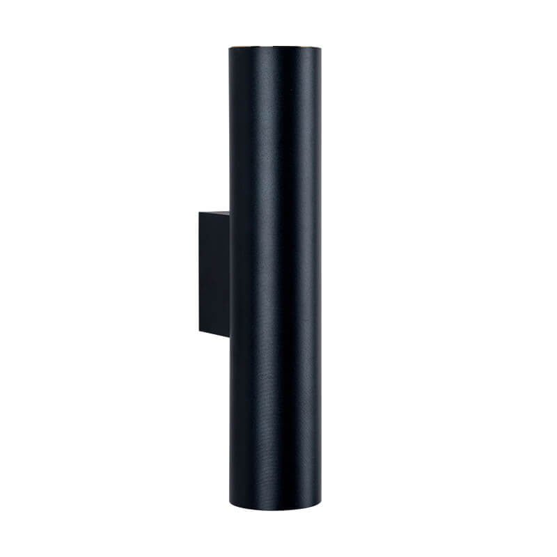 Modern Minimalist Round Aluminum 2-Light Wall Sconce for Bedroom