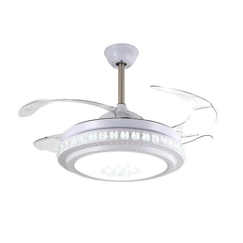 Modern Minimalist Star Piano Design LED Ceiling Fan Light