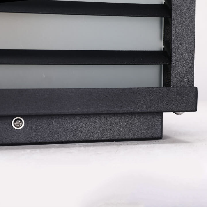 Modern Minimalist Solar LED Aluminum Post Light for Garden - Waterproof Landscape Lighting