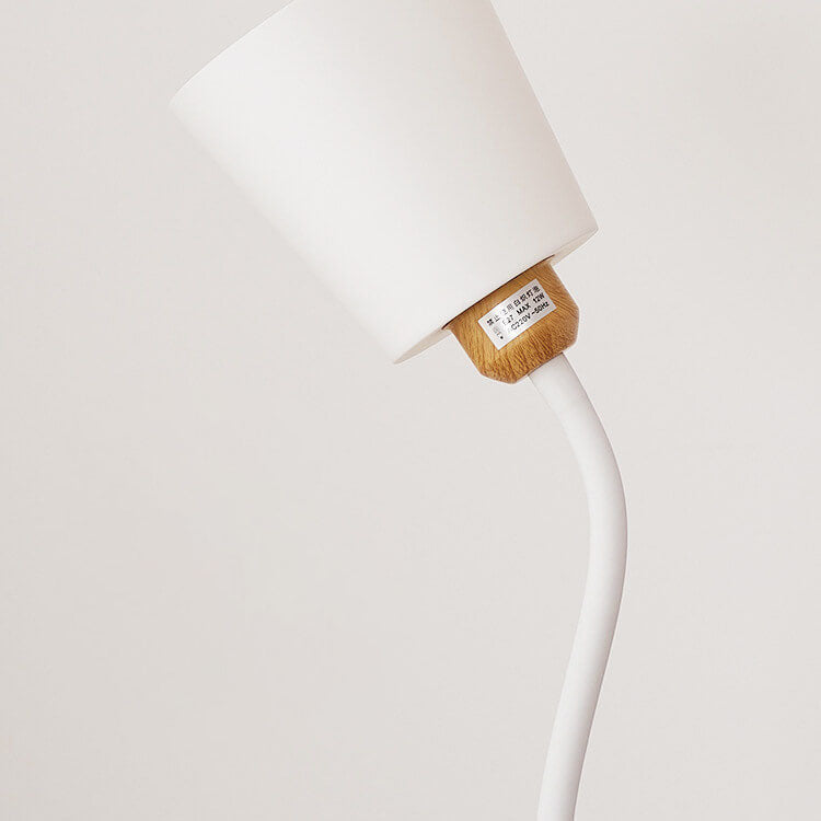 Modern Minimalist Iron Floor Lamp - 1-Light Standing Design, Adjustable Height, Industrial Home Lighting