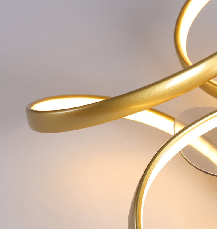 Simple Creative LED Flush Mount Fan Light - Modern Ceiling Fixture, Energy Efficient, Stylish Design, Home Lighting Solution