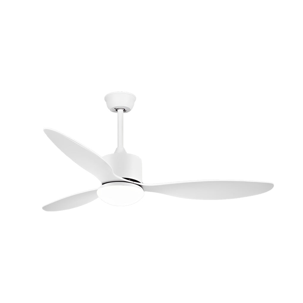 3 Blades Mute LED Dimmable Ceiling Fan with Remote Control, Modern Light Fixture