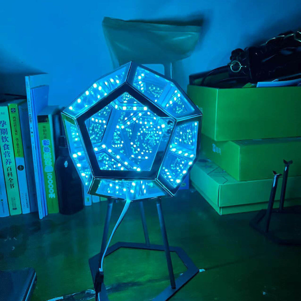 Infinity Dodecahedron LED Night Light Art Lamp for Home Décor