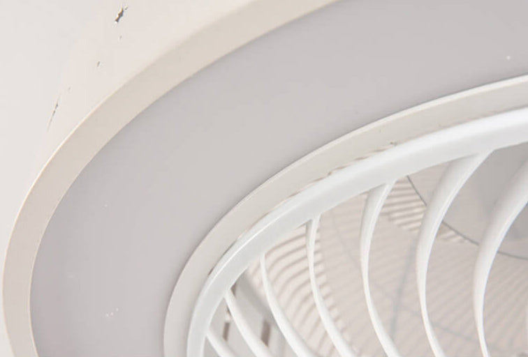 Modern Luxury Round Lace Ceiling Fan Light - LED Flush Mount Fixture
