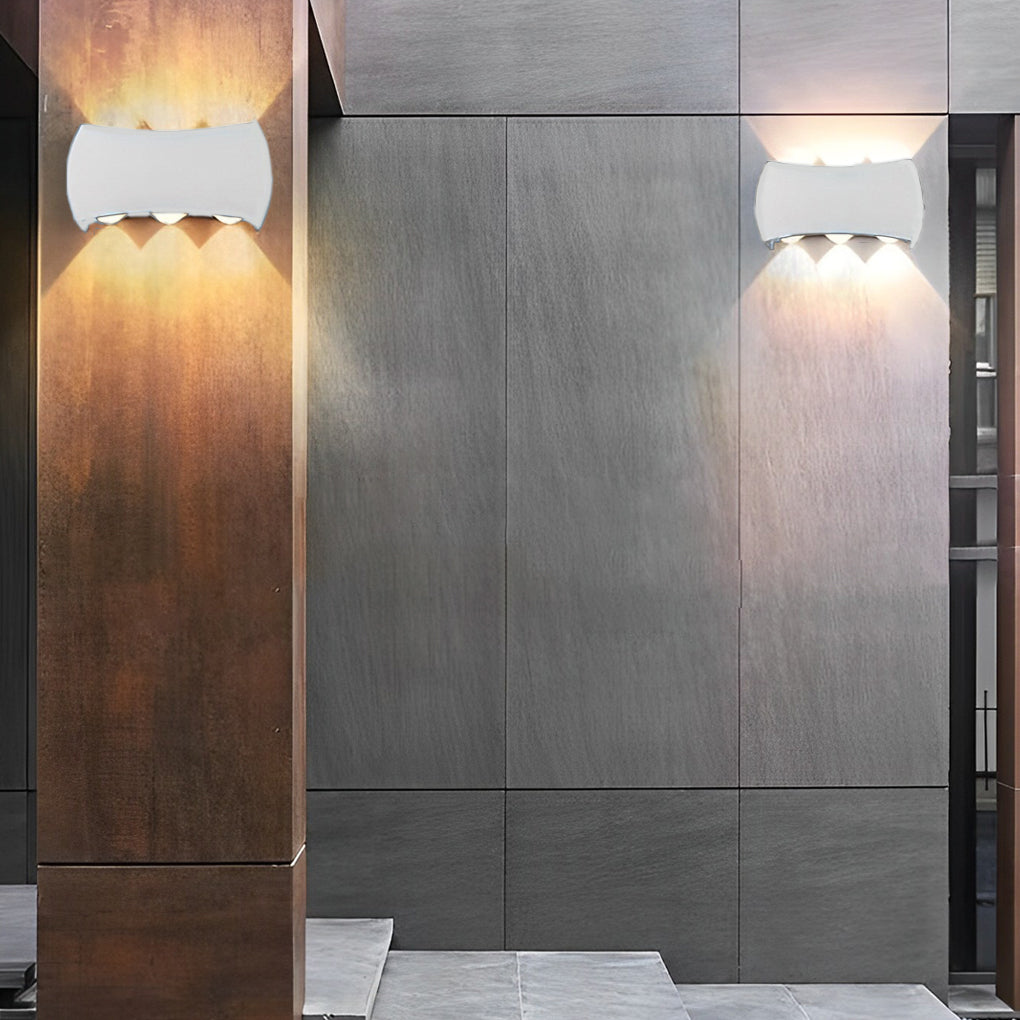 Outdoor LED Waterproof Wall Light - Up Down Aluminum Exterior Lighting