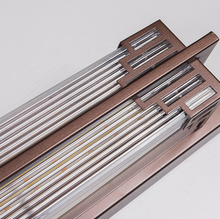 Traditional Chinese Waterproof Stainless Steel LED Wall Sconce for Outdoor Patio