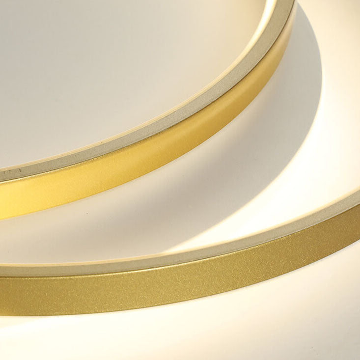 Nordic Luxury Aluminum LED Flush Mount Ceiling Light