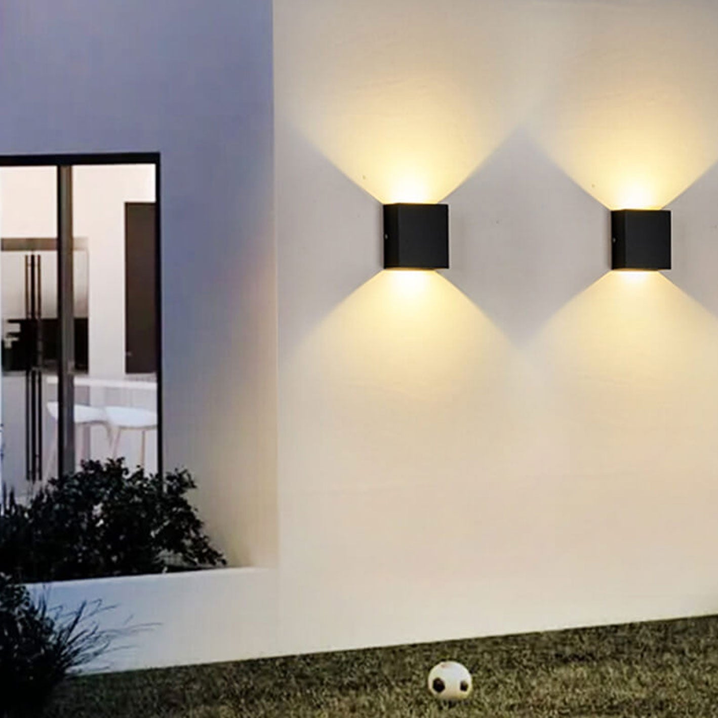Modern Square LED Body Sensor Wall Sconce Lamp - Energy Efficient Lighting Solution, Motion-Activated, Minimalist Design, Indoor/Outdoor Usability