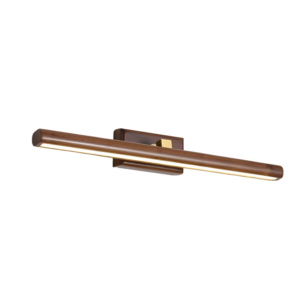 15''/23''/35'' Bathroom Vanity Light Fixture with Rotatable Wood LED Design, Indoor Wall Sconce Lighting for Home, Modern Rustic Decor, Adjustable Brightness, Energy Efficient Lighting Solutions