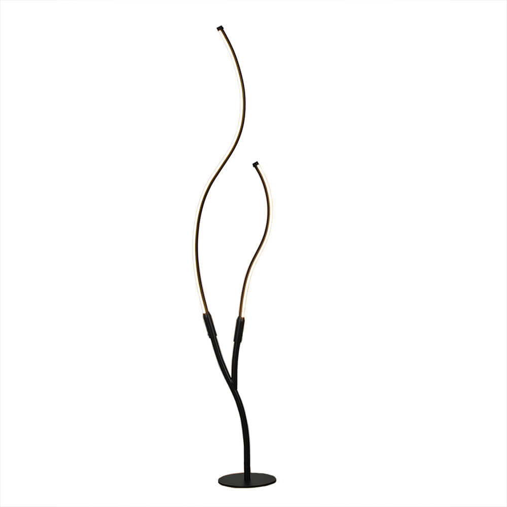 Modern Minimalist Curved Line LED Floor Lamp - Stylish & Energy-Efficient Lighting