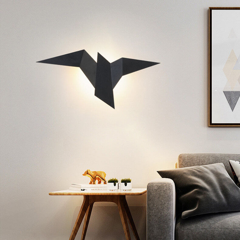 Modern Bird Metal LED Wall Sconce - Unique Flying Design, Adjustable Light Angle, Contemporary Home Decor, Energy Efficient Lighting, Stylish Wall Lamp for Living Room and Bedroom
