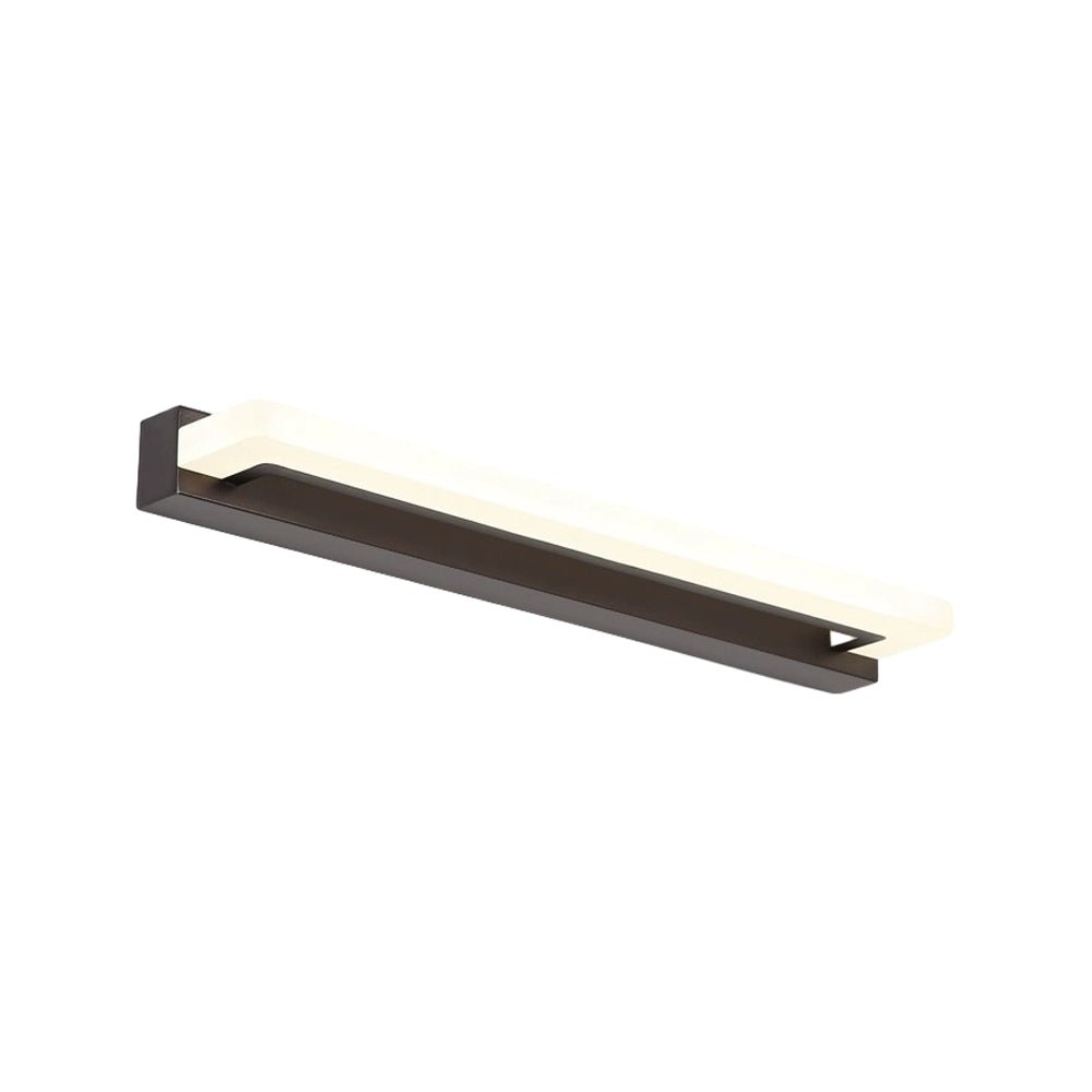 15.74" Linear LED Vanity Light Black Bathroom Fixture, Modern Mesh Light Filter, Energy-Efficient Wall Sconce, Stylish Bathroom Lighting, Contemporary Home Décor, Adjustable Brightness, Easy Installation, Sleek Design for Vanity Mirror, Ideal for Powder R