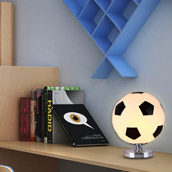 Children's Creative Sports Ball Design Table Lamp | Kids Room Decor | Sports-Themed Lighting | Unique Night Light for Boys & Girls | Fun Bedroom Accessory | Soccer, Basketball, Baseball Lamp | Ideal Gift for Young Athletes