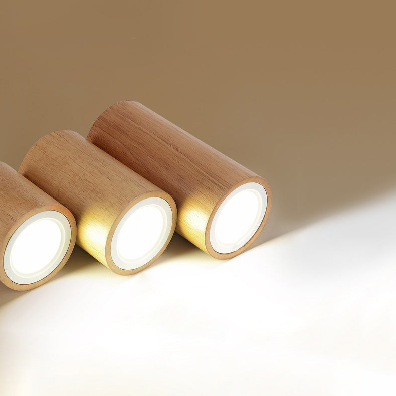 Nordic Creative Log Tube LED Flush Mount Ceiling Light