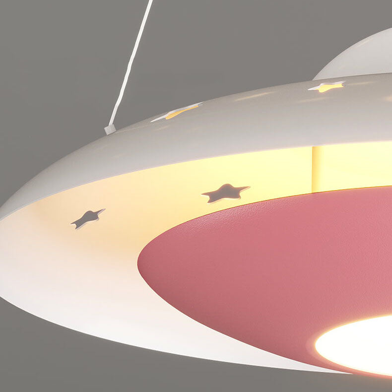 Modern Flying Saucer LED Astronaut Children Chandelier