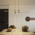 Modern Minimalist Geometric LED Island Chandelier for Dining Room
