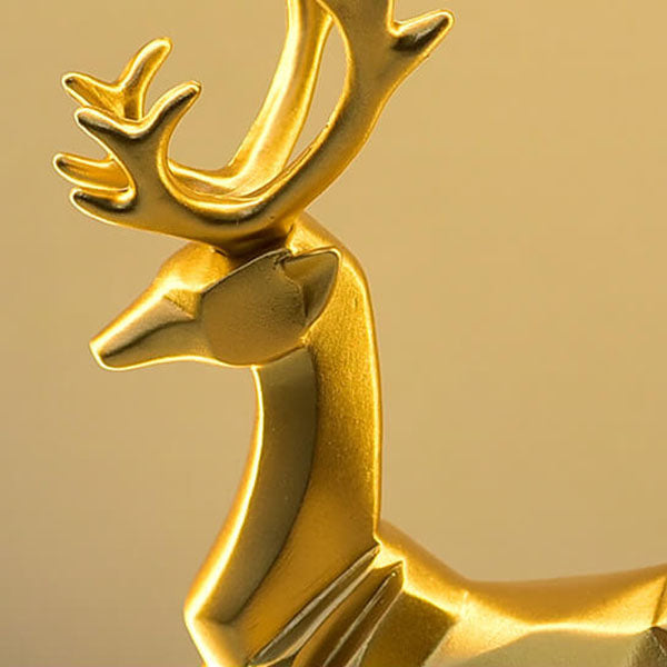 Contemporary Nordic Iron Acrylic Circle Deer LED Night Light - USB Plug-in Table Lamp for Bedroom