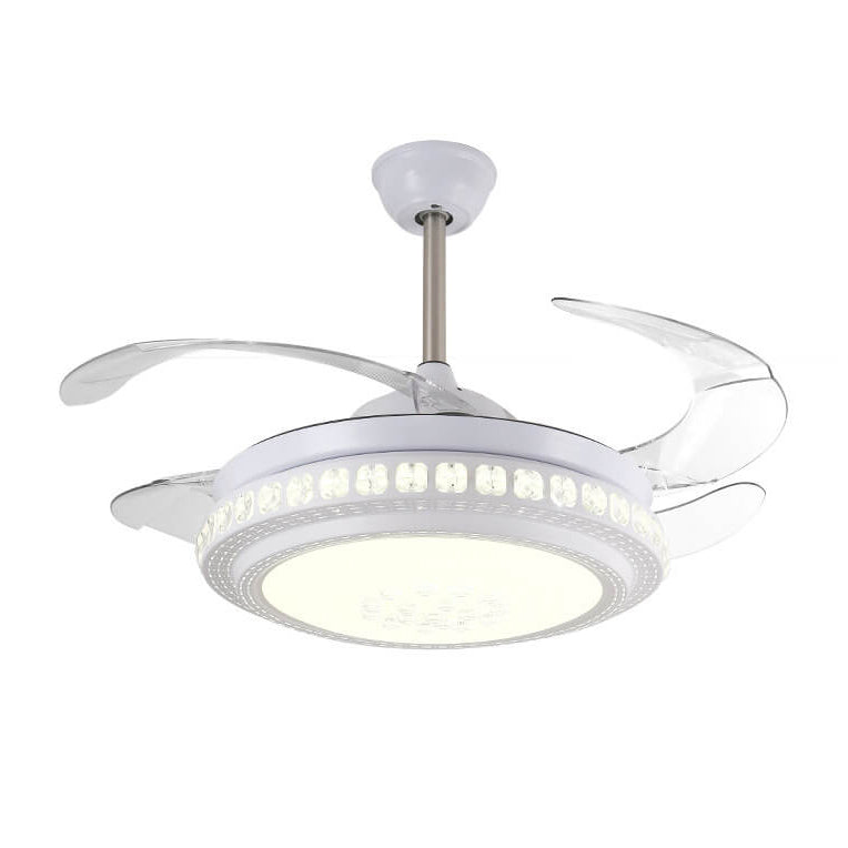 Modern Minimalist Star Piano Design LED Ceiling Fan Light