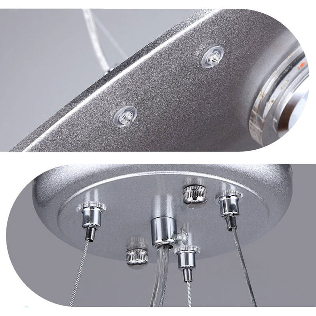 Creative Cartoon UFO Flying Saucer LED Chandelier for Kids Room Lighting