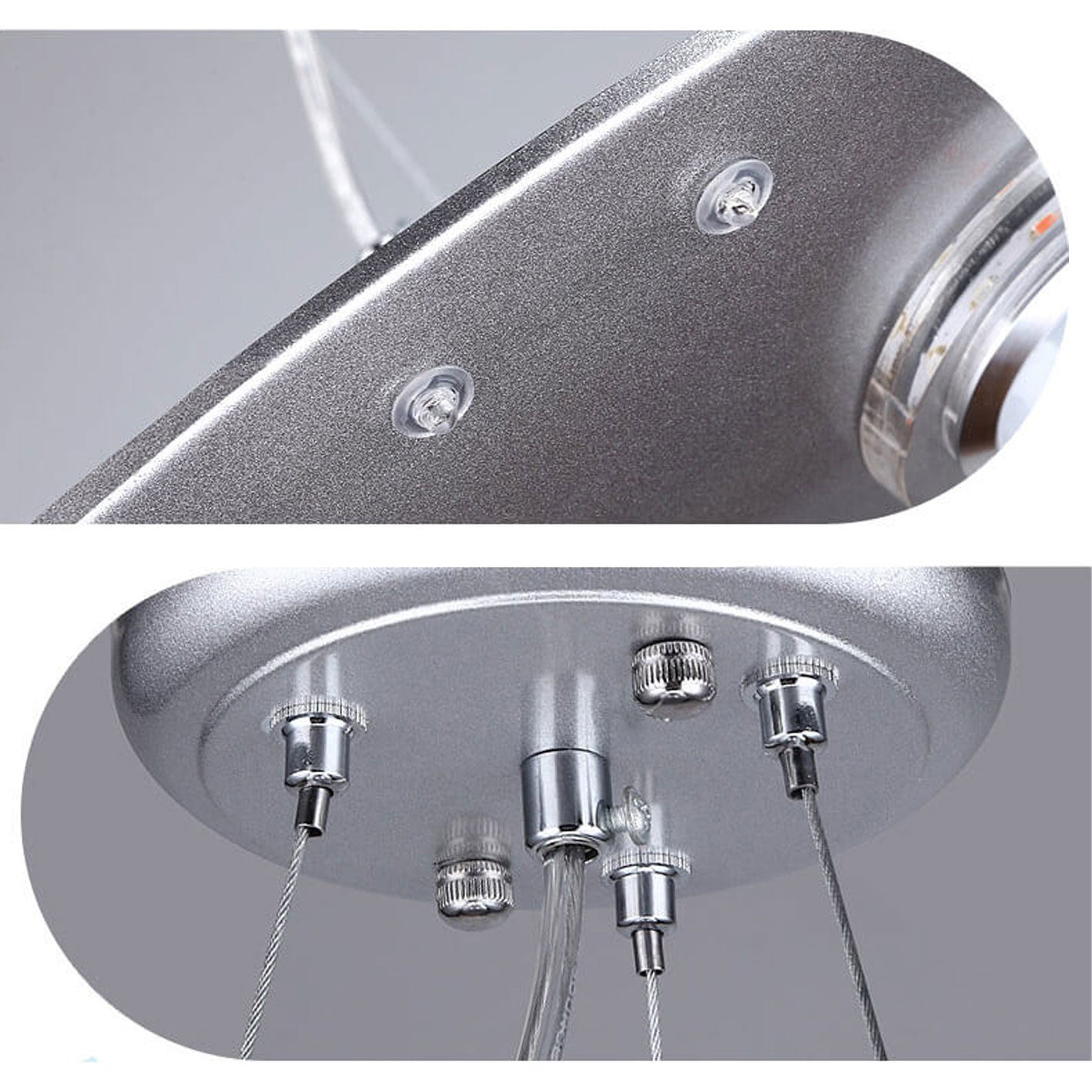 Creative Cartoon UFO Flying Saucer LED Chandelier for Kids Room Lighting