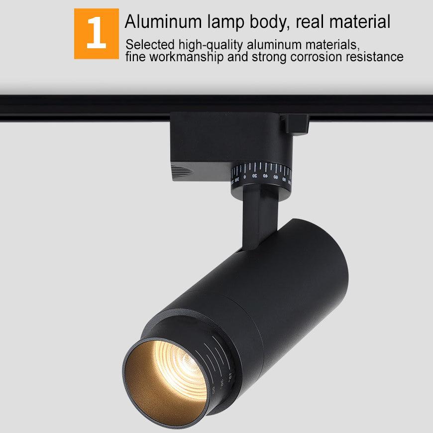 Modern Minimalist Adjustable Dimmable LED Track Lighting - 3/4/5 Light Spotlight Flush Mount for Living Room