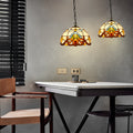 Handmade Baroque Colorful Glass Chandelier Lamp – European Style Lighting Fixture