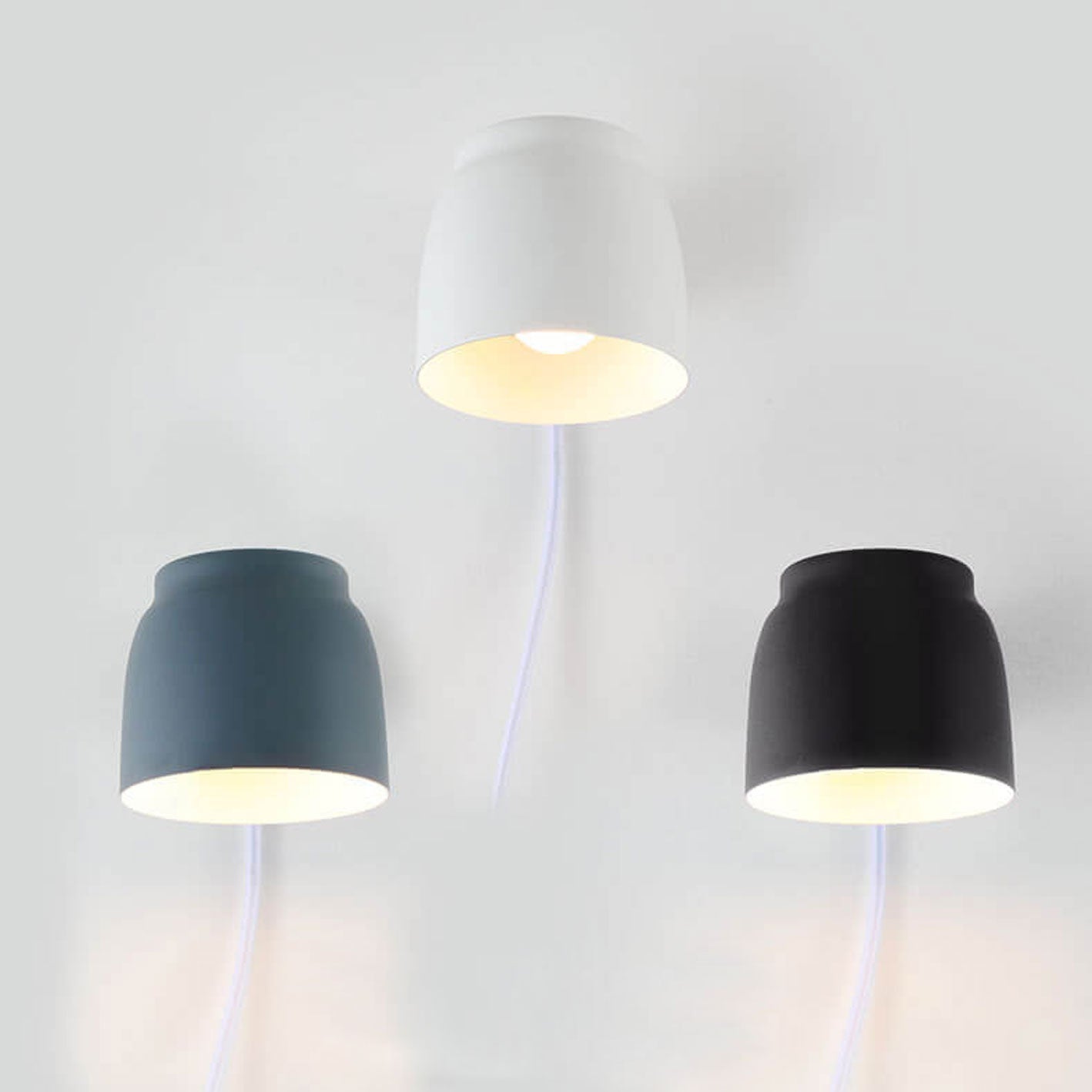 Nordic Minimalist Column Barrel Wall Sconce - 1-Light Rotatable Lamp