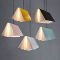 Flying Book 1-Light Metal PVC Pendant Light - Creative Book Shade Lamp for Home Decor and Reading Nook