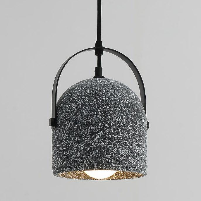 Nordic Creative Cement Pendant Light - 1-Light Cylinder Fixture