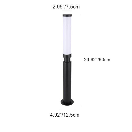 Modern Acrylic Waterproof Lipstick Outdoor Lawn Lamp - LED Decorative Lighting, Creative Garden Lamp, Stylish Landscape Illumination
