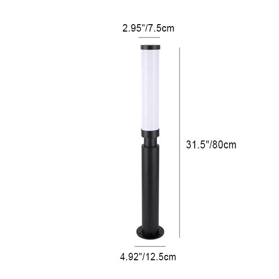 Modern Acrylic Waterproof Lipstick Outdoor Lawn Lamp - LED Decorative Lighting, Creative Garden Lamp, Stylish Landscape Illumination