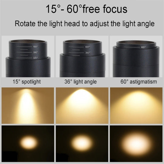 Modern Minimalist Adjustable Dimmable LED Track Lighting - 3/4/5 Light Spotlight Flush Mount for Living Room