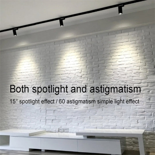 Modern Minimalist LED Track Lighting - Adjustable Dimmable Spotlight for Living Room | 3/4/5 Light Flush Mount