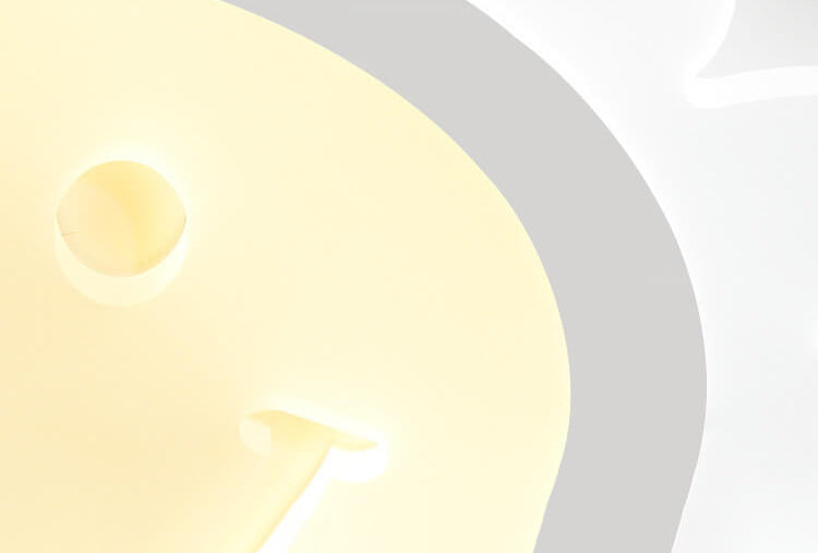 Creative Cartoon Smiley Sun LED Ceiling Light Fixture